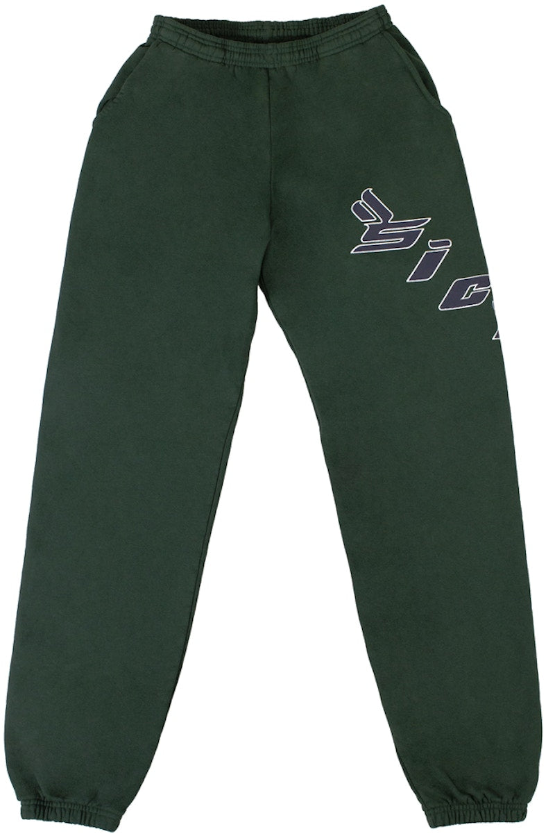 Sicko Pain Sweatpants Camo Green