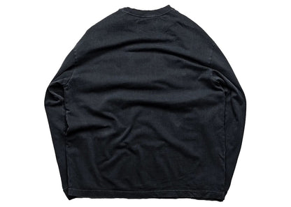 Sicko x Satoshi Nakamoto Emboss Long Sleeve Tee Vintage Black