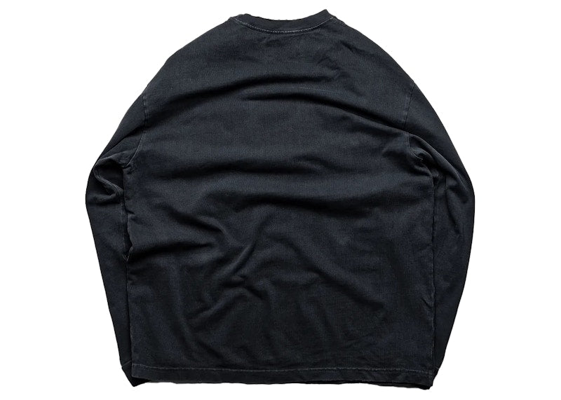 Sicko x Satoshi Nakamoto Emboss Long Sleeve Tee Vintage Black