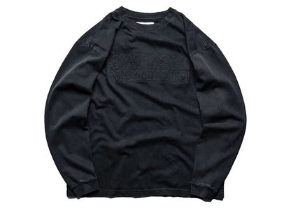 Sicko x Satoshi Nakamoto Emboss Long Sleeve Tee Vintage Black