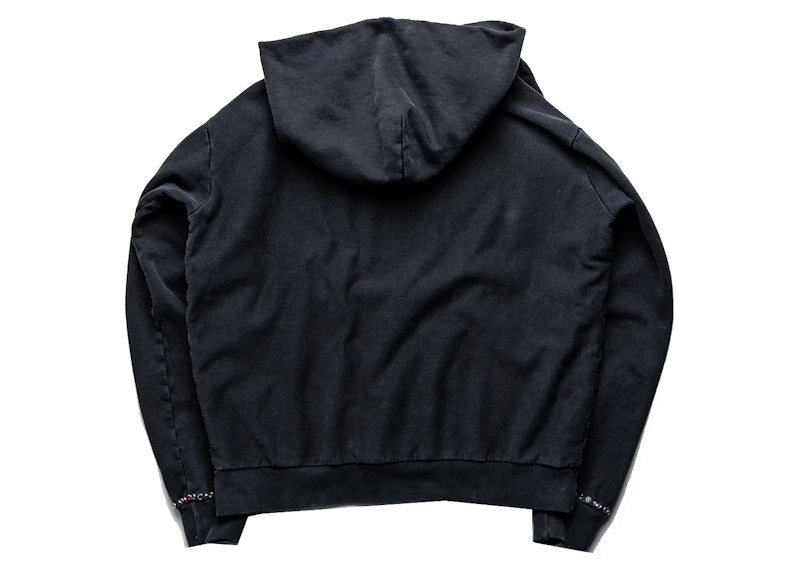 Sicko x Satoshi Nakamoto Studded Gradient Hoodie Black