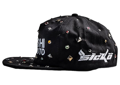 Sicko x Satoshi Nakamoto Studded Hat Black