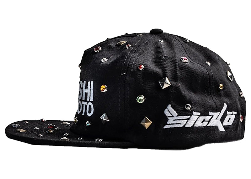 Sicko x Satoshi Nakamoto Studded Hat Black