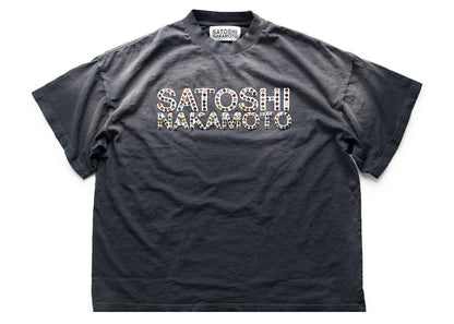 Sicko x Satoshi Nakamoto Studded Logo Tee Black