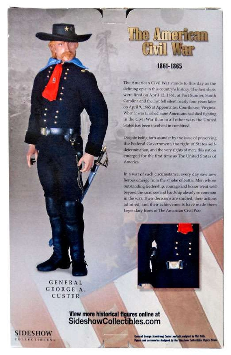 Sideshow Collectibles Brotherhood of Arms Legendary Icons American Civil War General George A. Custer Deluxe Action Figure