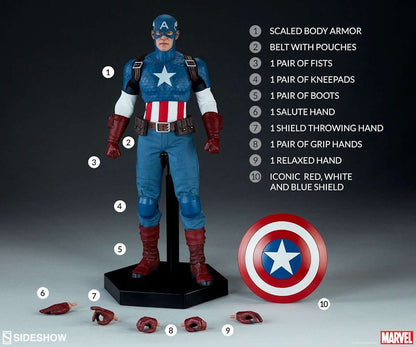 Sideshow Collectibles Marvel Captain America Collectible Figure