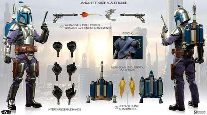 Sideshow Collectibles Star Wars Scum & Villainy Sixth Scale Jango Fett Action Figure