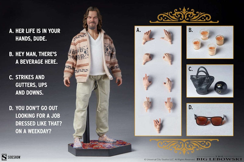 Sideshow Collectibles The Big Lebowski The Dude Collectible Figure