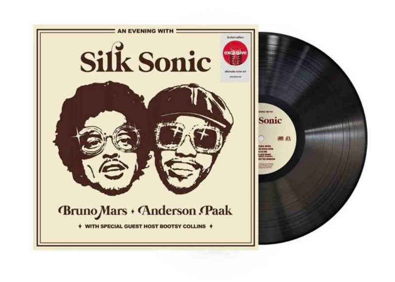 Silk Sonic (Bruno Mars & Anderson Paak) An Evening With Silk Sonic Target Exclusive LP Vinyl Black