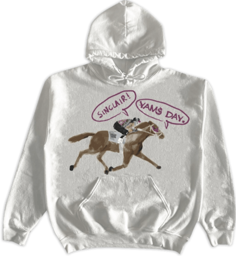Sinclair Global Yams Day Long Beach Hoodie White