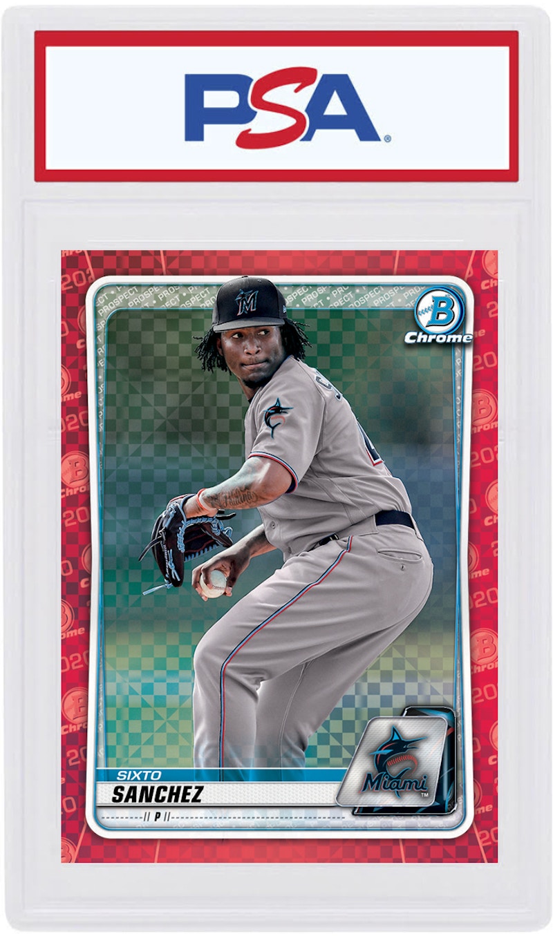 Sixto Sanchez 2020 Bowman Chrome X Red X-Fractor 1/1 #BCP-172 (PSA or BGS Graded)