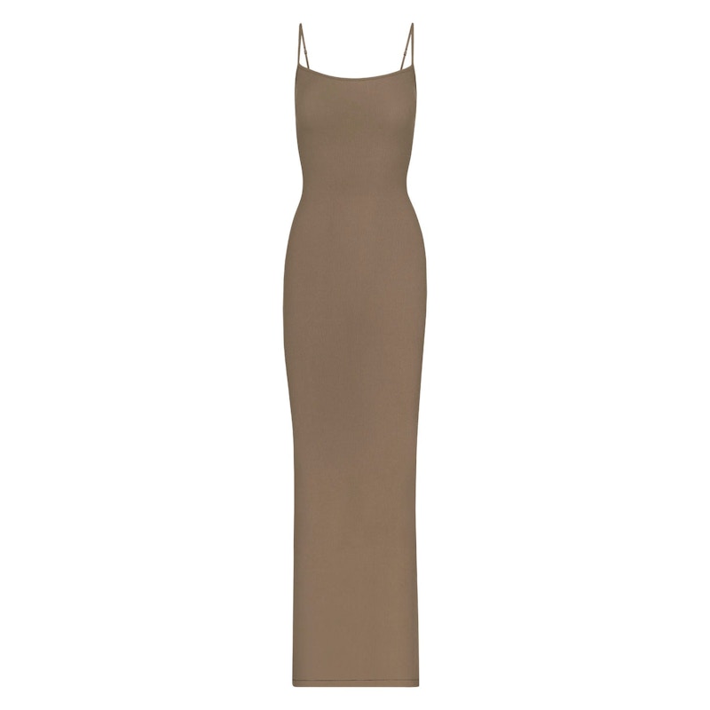 SKIMS Soft Lounge Long Slip Dress Oxide