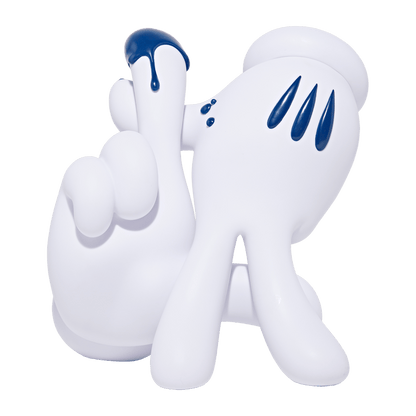 Slick OG LA Hands Vinyl Figure White/Blue