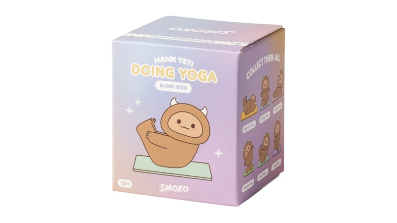 Smoko Hank Yeti Doing Yoga Blind Box Figure Single Blind Box
