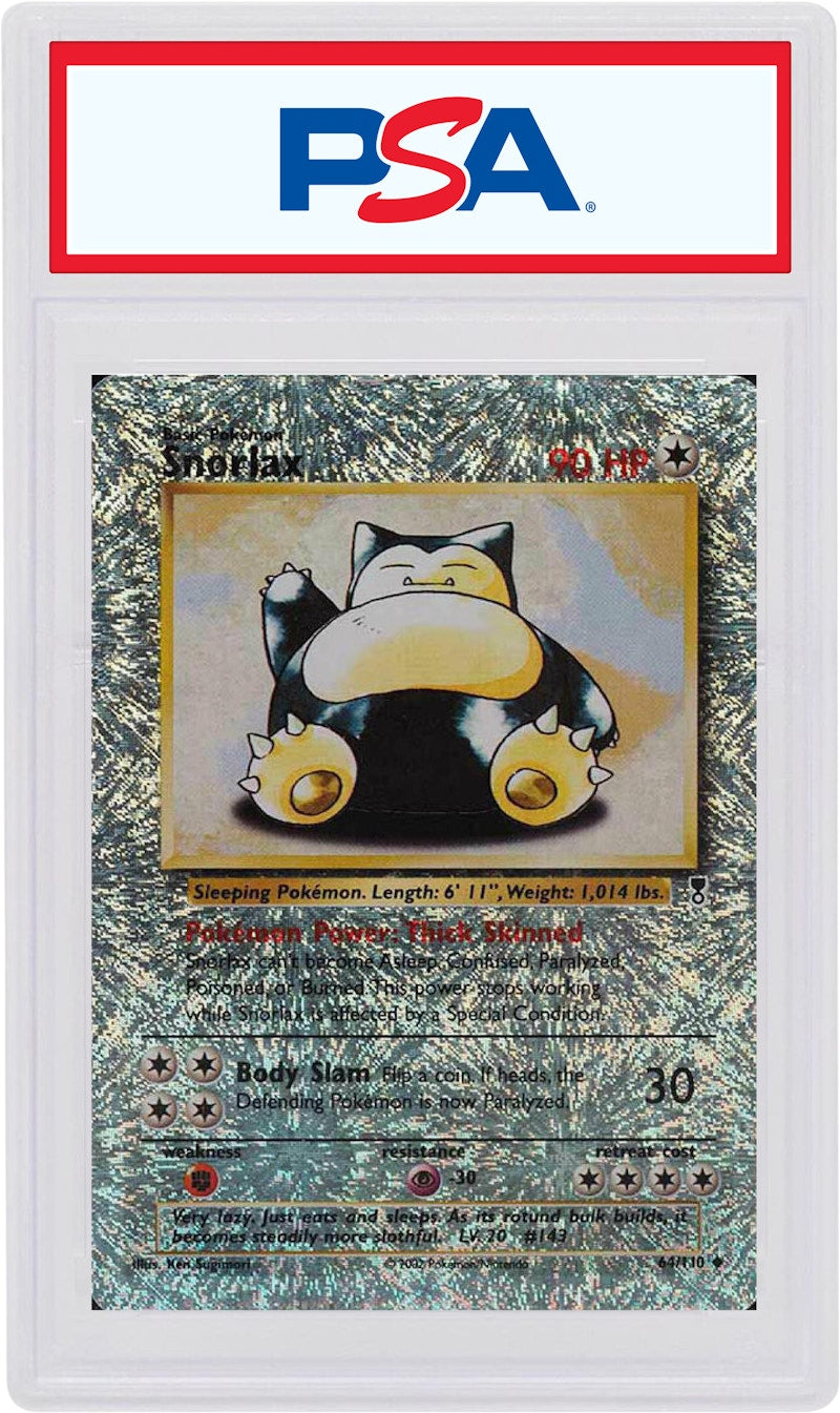 Snorlax 2002 Pokemon TCG Legendary Collection Reverse Foil #64 (PSA or BGS Graded)