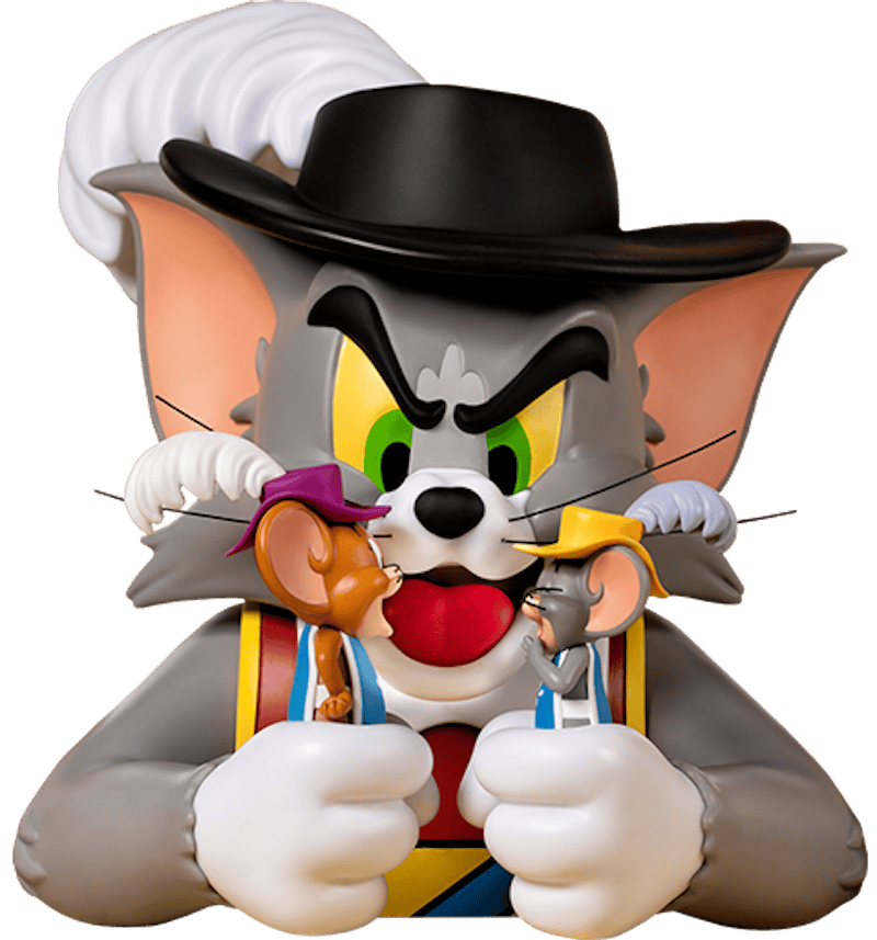 Soap Studio Tom & Jerry Musketeers Bust Vinyl Figure