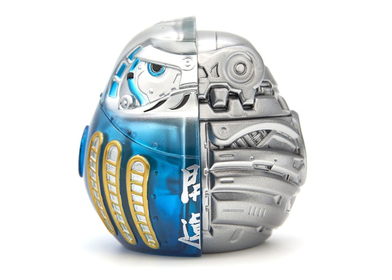 Softsteel Iron Daruma Figure Aoi (Blue)