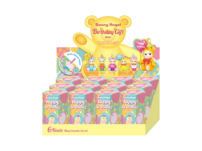 Sonny Angel Birthday Gift Bear Series Sealed Case (12 Blind Box)