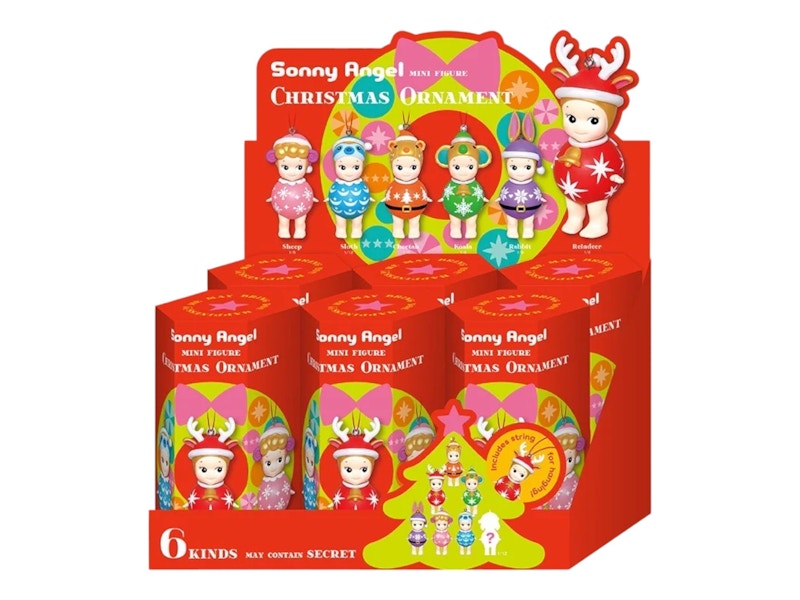 Sonny Angel Christmas Ornament Series 2023 Sealed Case (6 Blind Box)