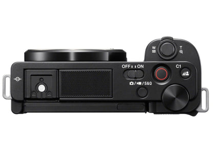 Sony Alpha ZV-E10 Mirrorless Vlog Camera (Body Only) ILCZVE10/B Black