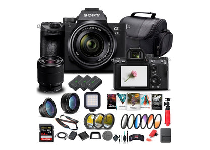 Sony Alpha a7 III Mirrorless Camera / 28-70mm Lens Bundle ILCE7M3K/B_EDI_2STX