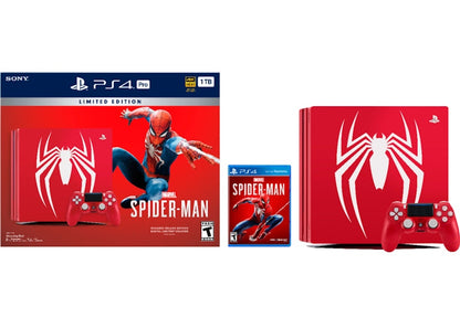 Sony PS4 PlayStation 4 Marvel Spiderman Limited Edition 3003194 Amazing Red