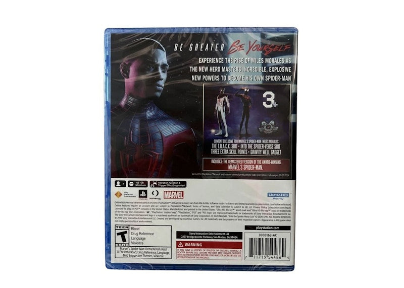 Sony PS5 Marvel's Spider-Man: Miles Morales Ultimate Launch Edition Video Game