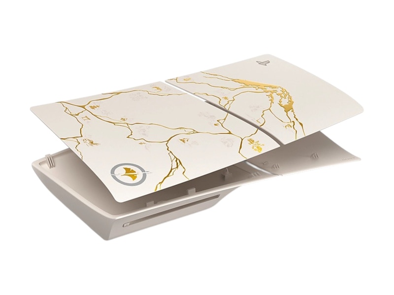 Sony PlayStation 5 PS5 - Ghost of Yotei Gold Limited Edition Console Cover