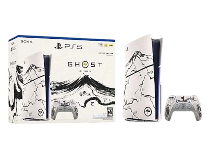 Sony PlayStation 5 PS5 Slim Ultra HD Ghost of Yotei Black Limited Edition Bundle (UK Plug)
