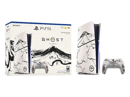 Sony PlayStation 5 PS5 Slim Ultra HD Ghost of Yotei Black Limited Edition Bundle (EU Plug)