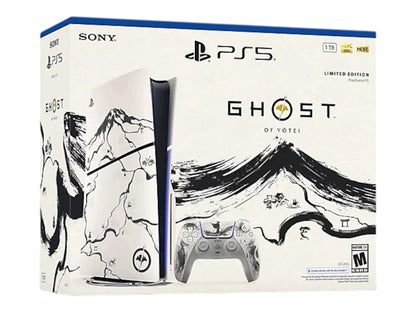 Sony PlayStation 5 PS5 Slim Ultra HD Ghost of Yotei Black Limited Edition Bundle (UK Plug)