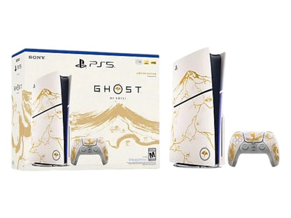 Sony PlayStation 5 PS5 Slim Ultra HD Ghost of Yotei Gold Limited Edition Bundle (UK Plug)