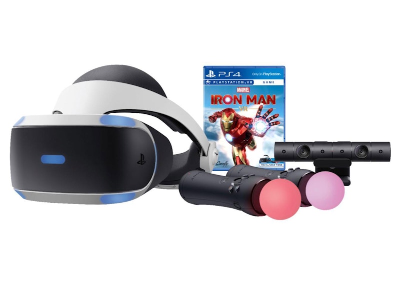 Sony PlayStation Interactive Entertainment Marvel's Iron Man Digital Game Voucher VR Headset Bundle