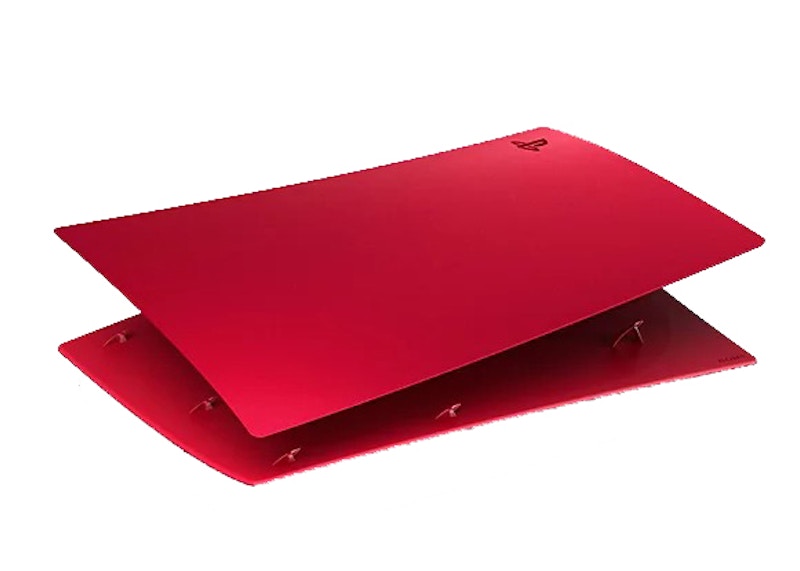 Sony PlayStation PS5 Digital Edition Cover Volcanic Red