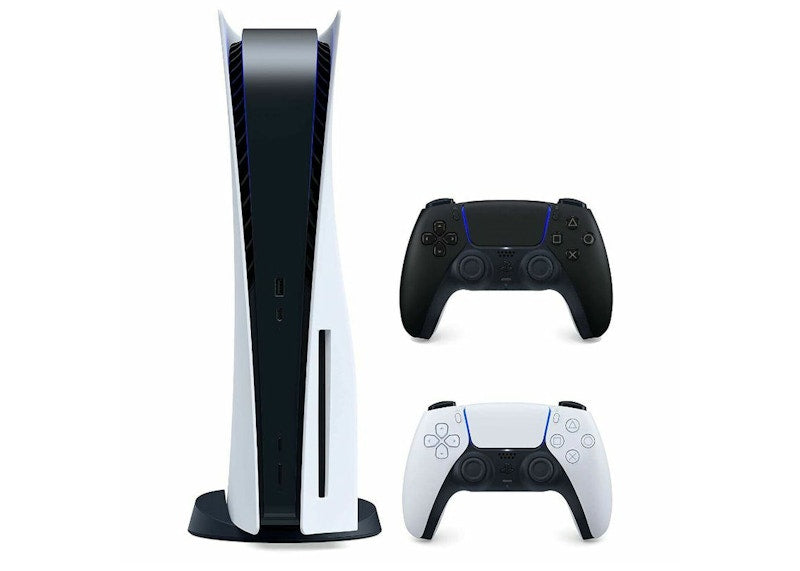 Sony Sony Playstation 5 PS5 Disc Console with Extra DualSense Wireless Controller Bundle (US Plug) 3005718-3006392/3006634 Midnight Black