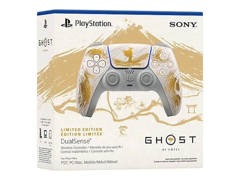 Sony Playstation PS5 DualSense Ghost of Yotei Gold Limited Edition