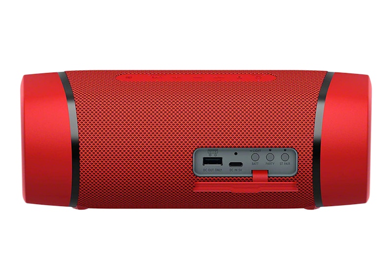 Sony Portable Waterproof Bluetooth Speaker SRSXB33/RZ Red
