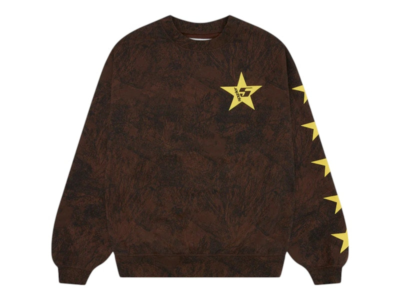 Sp5der 5 Crewneck Sweatshirt Brown