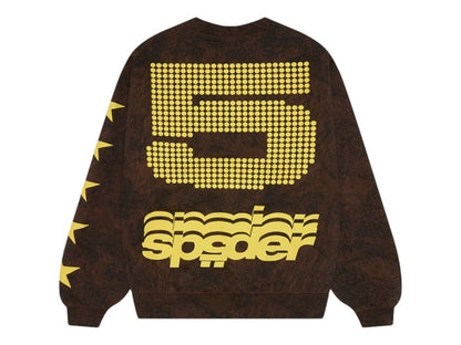 Sp5der 5 Crewneck Sweatshirt Brown