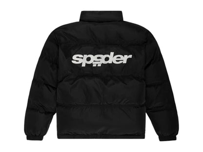 Sp5der 5Star Puffer Jacket Black