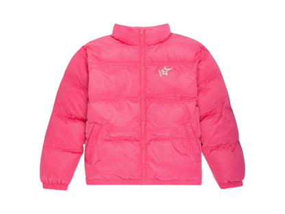 Sp5der 5Star Puffer Jacket Pink