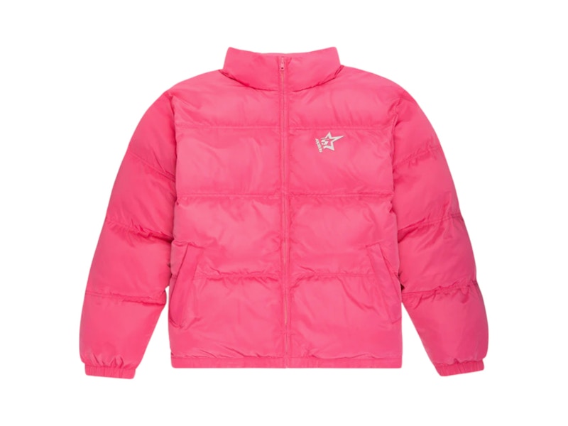 Sp5der 5Star Puffer Jacket Pink