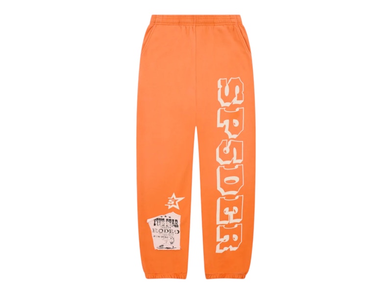 Sp5der 5Star Rodeo Sweatpant Orange