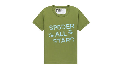 Sp5der All Star Baby Tee Olive