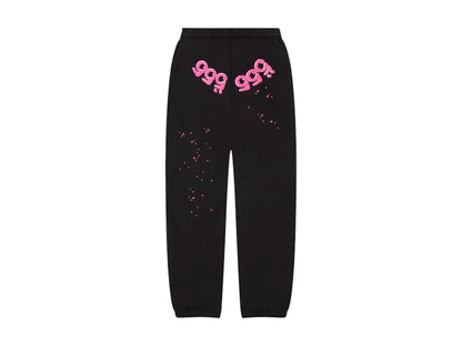 Sp5der Angel Number Sweatpant Black