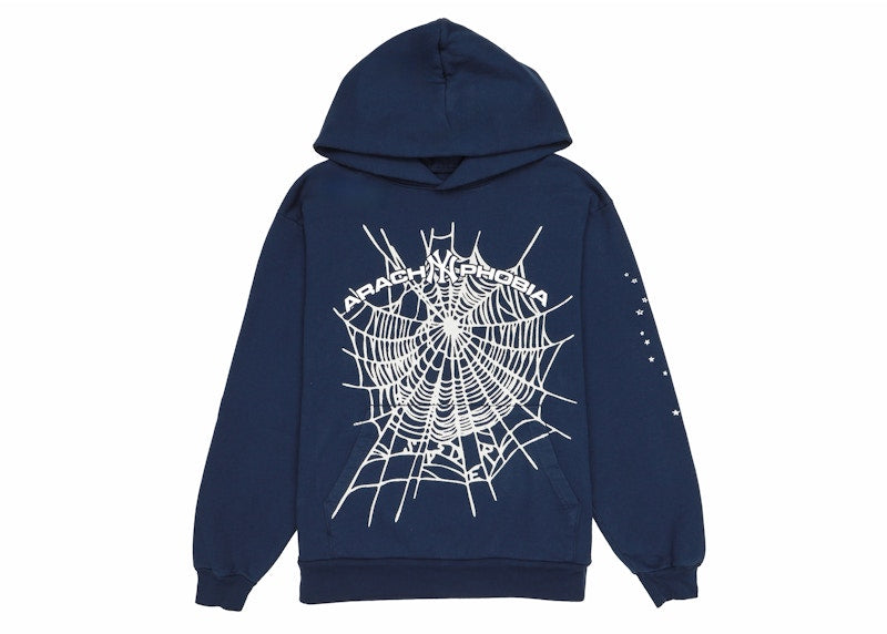 Sp5der Arach NY Phobia Hoodie Navy