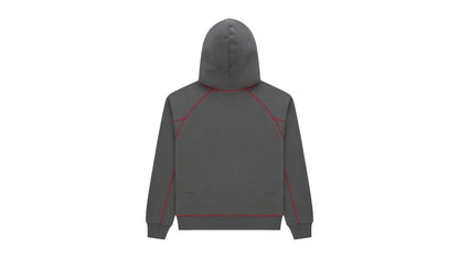Sp5der Archive Contrast Hoodie Slate Grey
