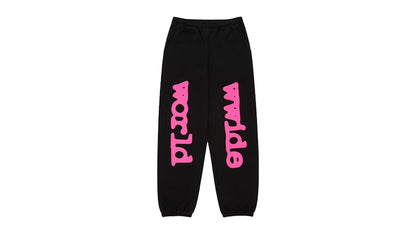 Sp5der Beluga Angel Number Sweatpant Black