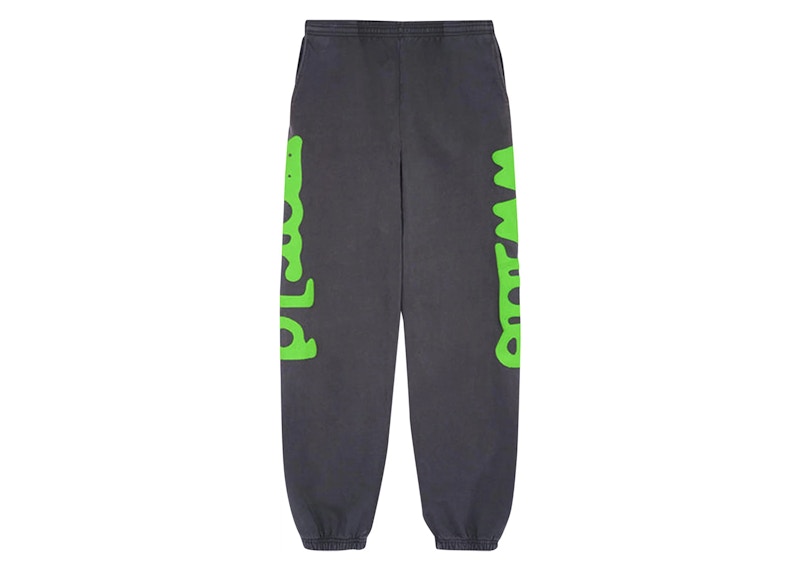 Sp5der Beluga Sweatpants Slate Grey/Green