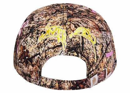 Sp5der Blue Logo Cap Real Tree Camo